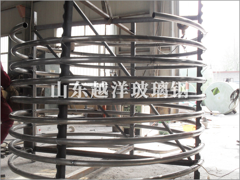 玻璃钢反应釜钛盘管