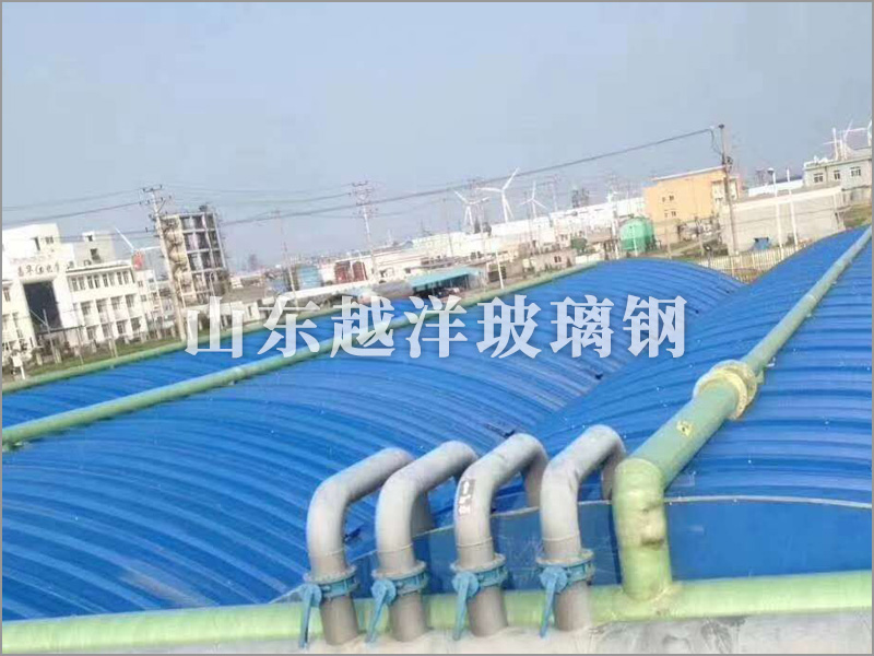 污水池玻璃钢盖板池罩