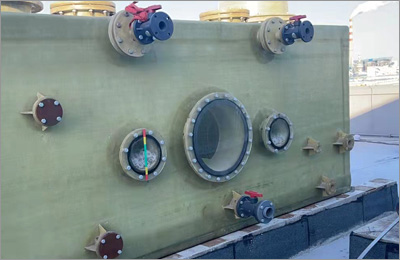 玻璃钢制品的涂装工艺特点